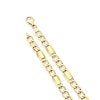 Thumbnail Image 3 of 9ct Yellow Gold Link Station Curb Chain Bracelet