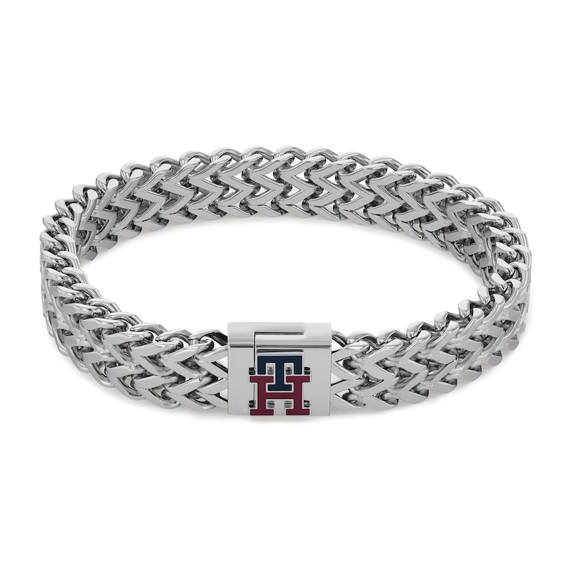 Tommy Hilfiger Men's Stainless Steel Monogram Bracelet