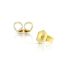Thumbnail Image 2 of 9ct Yellow Gold & Cubic Zirconia Flower Stud Earrings