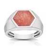 Thumbnail Image 0 of Men's Sterling Silver & Sunstone Ring