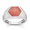 Thumbnail Image 1 of Men's Sterling Silver & Sunstone Ring