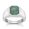 Thumbnail Image 0 of Men's Sterling Silver & Green Aventurine Ring