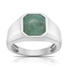 Thumbnail Image 1 of Men's Sterling Silver & Green Aventurine Ring