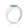 Thumbnail Image 2 of Men's Sterling Silver & Green Aventurine Ring