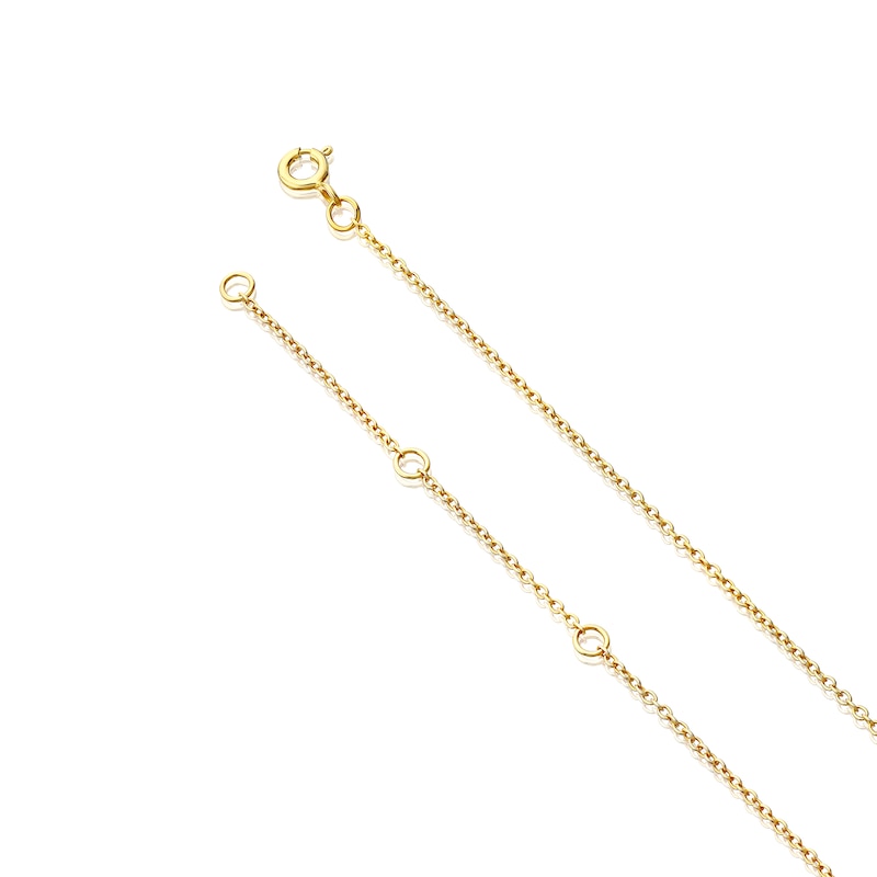Main Image 3 of Men's Sterling Silver & 18ct Gold Plated Vermeil Malachite Pendant