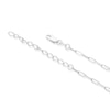 Thumbnail Image 3 of Sterling Silver Heart Station Chain Necklace