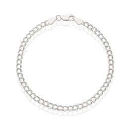 Sterling Silver Double Link Chain Bracelet
