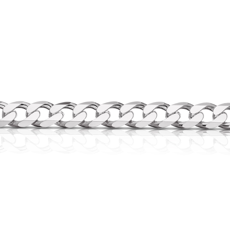 Men's Sterling Silver Chunky Curb Bracelet 8.25''