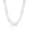 Thumbnail Image 0 of Men's Sterling Silver Heavy Weight Curb Chain 22 Inch
