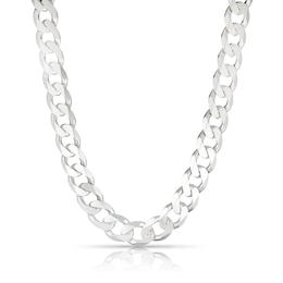 Men's Sterling Silver Heavy Weight Curb Chain 22&quot;