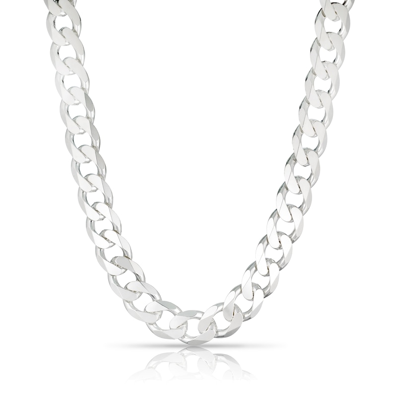 Men's Sterling Silver Heavy Weight Curb Chain 22 Inch