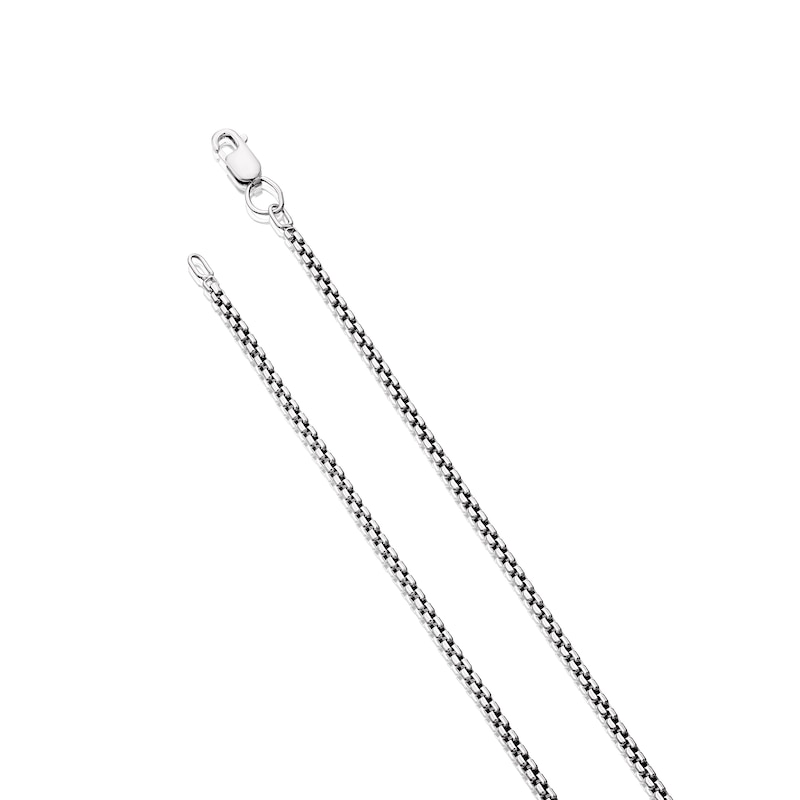 Main Image 3 of Men's Sterling Silver 0.10ct Diamond Cross Pendant