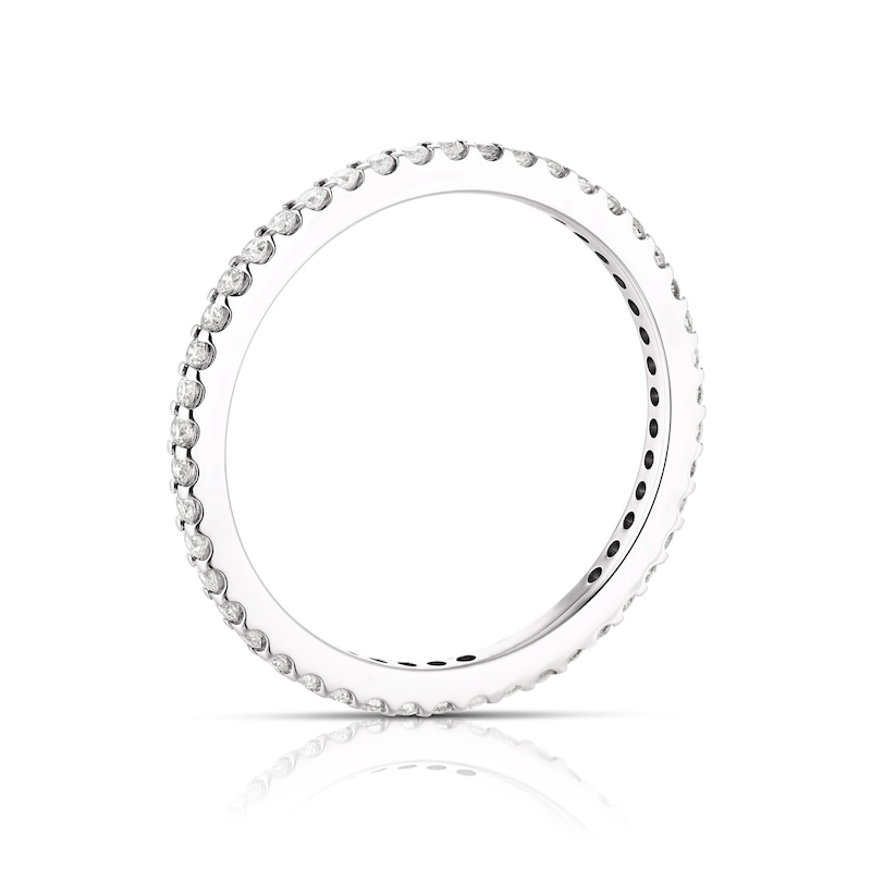 18ct White Gold 0.33ct Diamond Total Full Eternity Ring