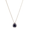 Thumbnail Image 1 of 9ct Yellow Gold Sapphire and Diamond Pendant