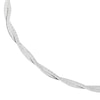 Thumbnail Image 1 of 9ct White Gold Plaited Herringbone Chain