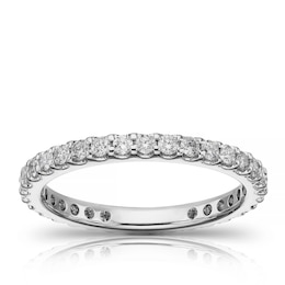 18ct White Gold 0.66ct Diamond Total Full Eternity Ring