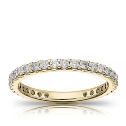 18ct Yellow Gold 0.66ct Diamond Total Full Eternity Ring
