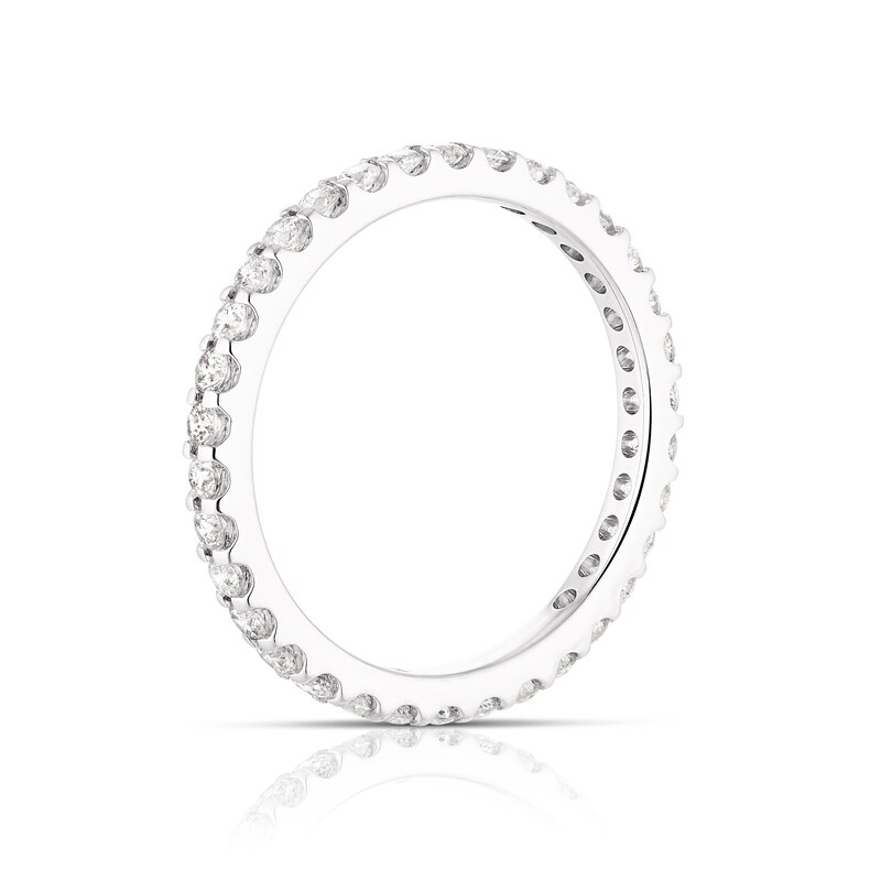 Main Image 3 of 9ct White Gold 0.66ct Diamond Total Full Eternity Ring