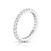Thumbnail Image 2 of 18ct White Gold 1ct Diamond Total Full Eternity Ring