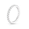 Thumbnail Image 2 of 9ct White Gold 1ct Diamond Total Full Eternity Ring