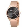 Thumbnail Image 0 of Calvin Klein Men's Rose Gold Plated Mesh Bracelet Watch