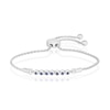 Thumbnail Image 1 of Sterling Silver Sapphire Bolo Bracelet