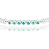 Thumbnail Image 1 of Sterling Silver Emerald Bolo Bracelet