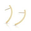Thumbnail Image 1 of 9ct Yellow Gold Sparkle Bar Earrings