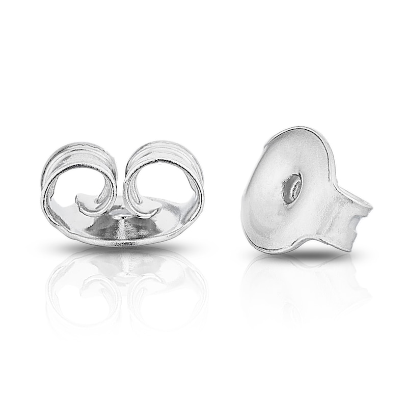 Main Image 3 of Sterling Silver Cubic Zirconia Circle Pendant & Earrings Set