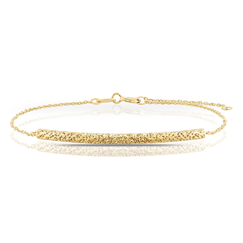 9ct Yellow Gold Sparkle Bracelet