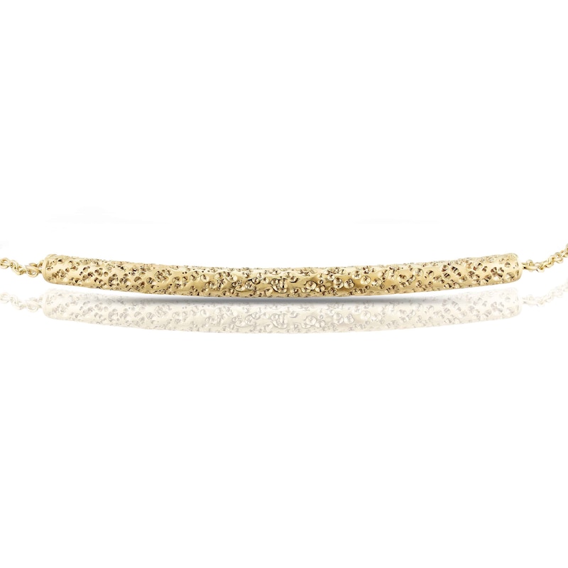 9ct Yellow Gold Sparkle Bracelet