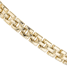 9ct Yellow Gold 7.25" Panther Chain Bracelet