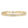 Thumbnail Image 2 of 9ct Yellow Gold 7.25" Panther Chain Bracelet