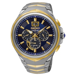 Seiko Coutura Men's Two Tone Steel Chronograph Watch