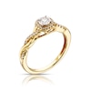 Thumbnail Image 1 of 9ct Yellow Gold 0.25ct Total Diamond Solitaire Ring