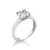 Thumbnail Image 1 of 9ct White Gold 0.50ct Total Diamond Cluster Ring