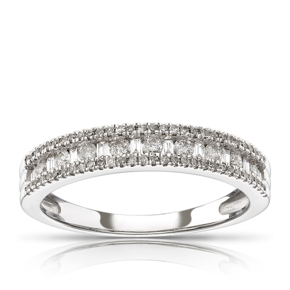 9ct White Gold 0.33ct Total Diamond Eternity Ring