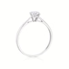 Thumbnail Image 2 of 9ct White Gold Cubic Zirconia Solitaire Ring