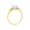 Thumbnail Image 2 of 9ct Yellow Gold Cubic Zirconia Wrap Ring