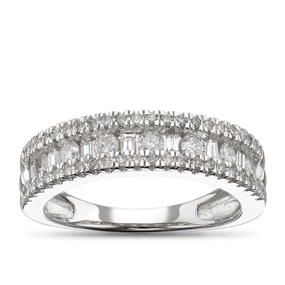 9ct White Gold Eternity 0.66ct Diamond Ring