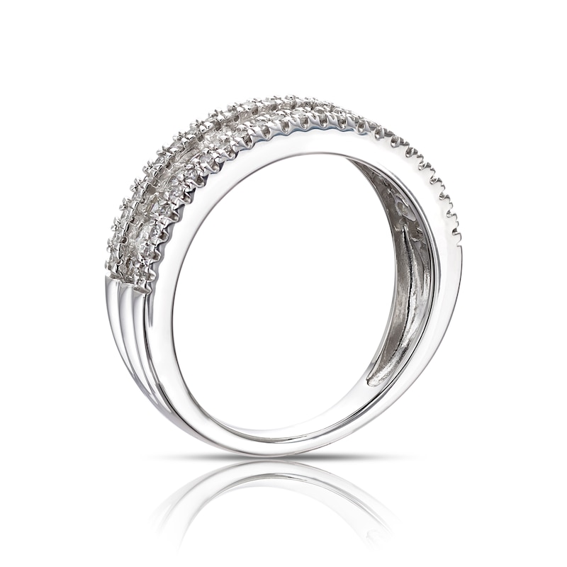 9ct White Gold 0.66ct Total Diamond Eternity Ring