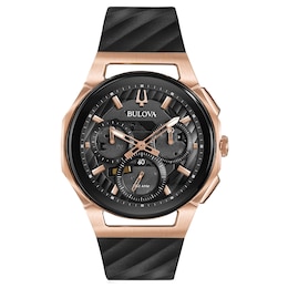Bulova Curv High Precision Curved Movement Men's Strap Watch