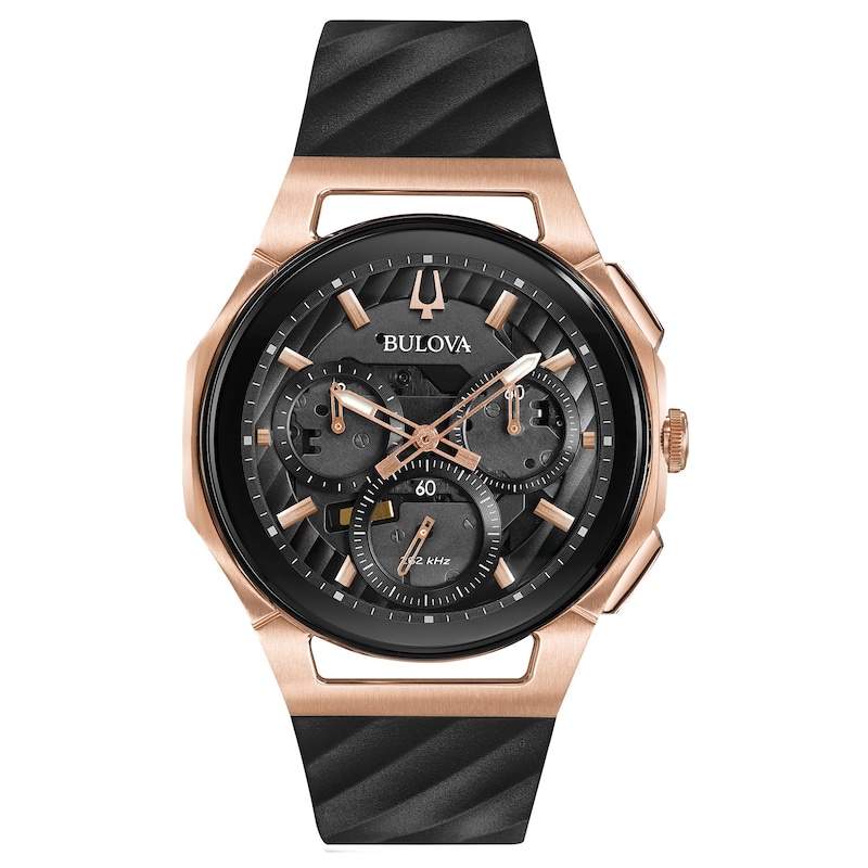 Main Image 1 of Bulova Curv High Precision Curved Movement Men's Strap Watch