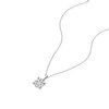 Thumbnail Image 2 of 9ct White Gold 0.35ct Cluster Pendant