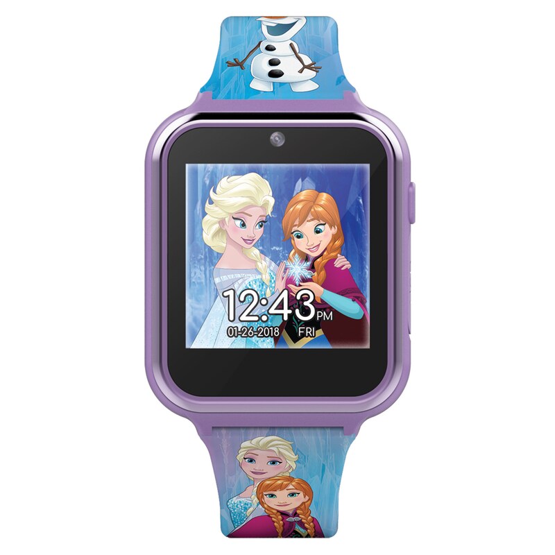 Disney Frozen Interactive Blue Silicone Strap Smartwatch