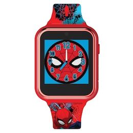 Disney Spiderman Interactive Red Silicone Strap Smartwatch