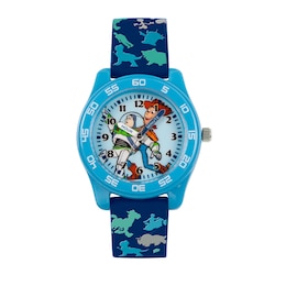 Disney Toy Story 4 Blue Patterned Strap Time Teacher Watch