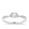 Thumbnail Image 1 of 9 Carat White Gold Diamond Solitaire Ring