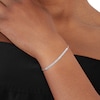 Thumbnail Image 2 of Sterling Silver Diamond Heart Bracelet
