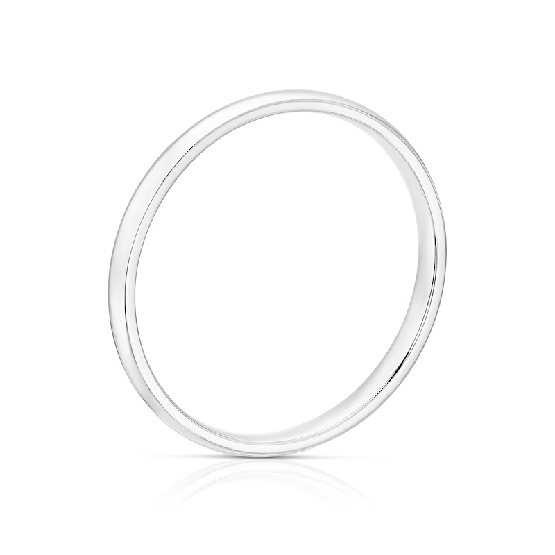 Main Image 2 of Platinum 2mm Extra Heavy Court Ring